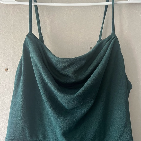 Birdy Grey Emerald Ash Crepe Dress Size Medium - Picture 2 of 7